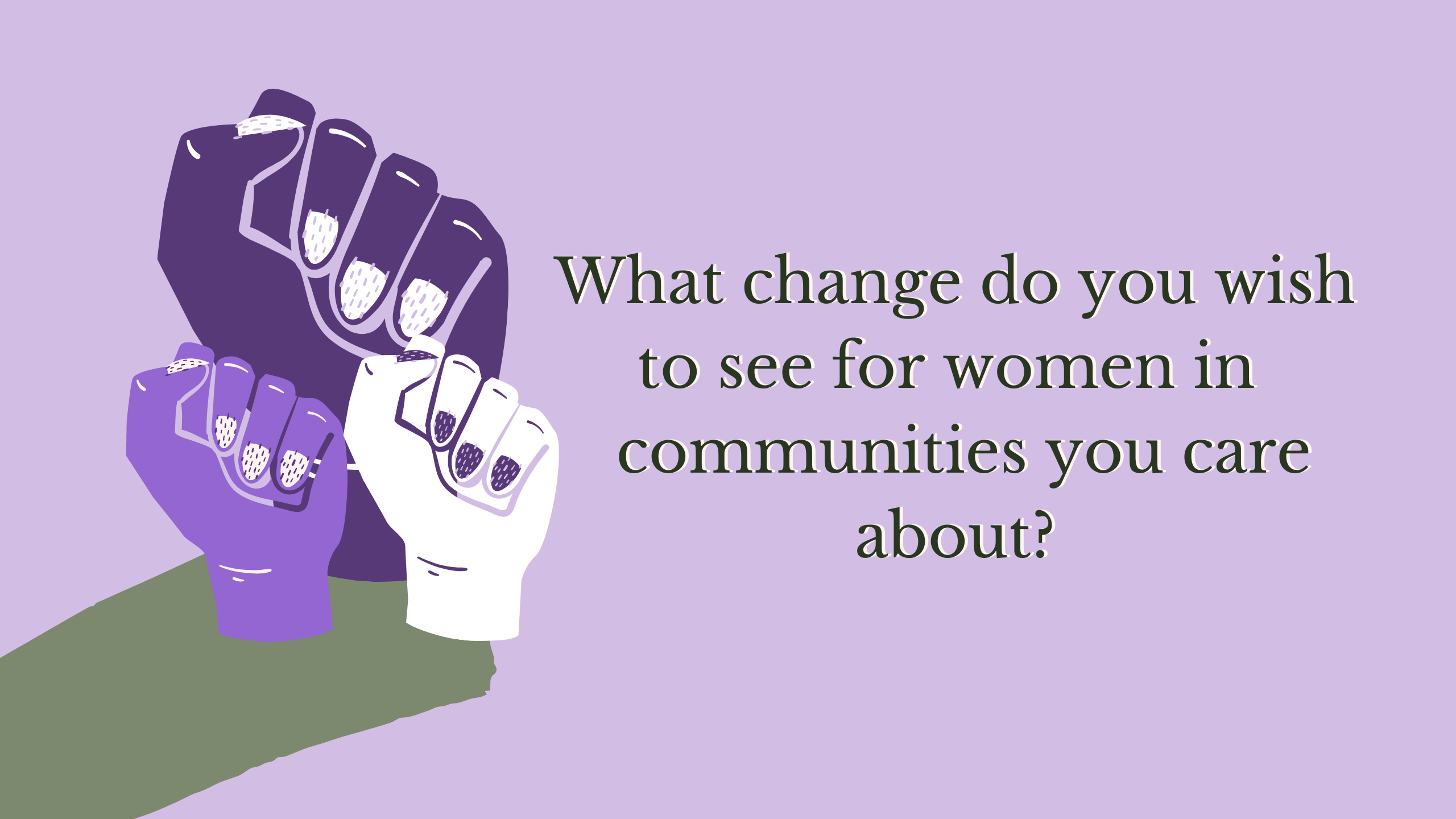 The third question we asked our changemakers